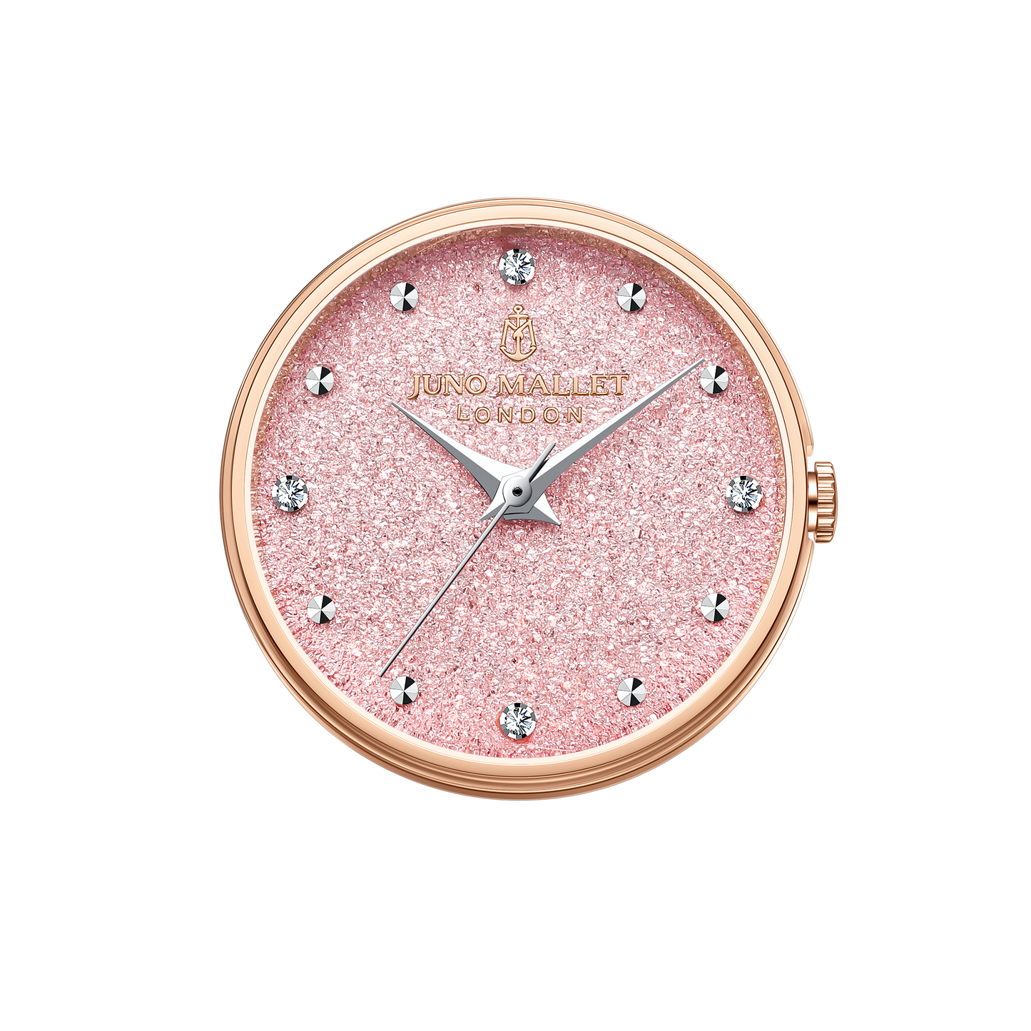 Shining Sweet Pink Watch Dial