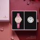 Rhinestone Sweet Pink Watch with the 2nd Watch Dial